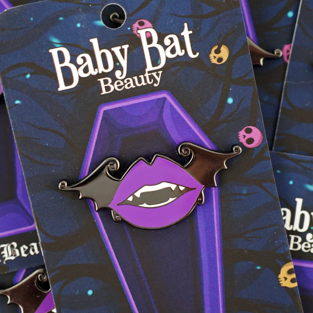 Baby Bat Logo Pin