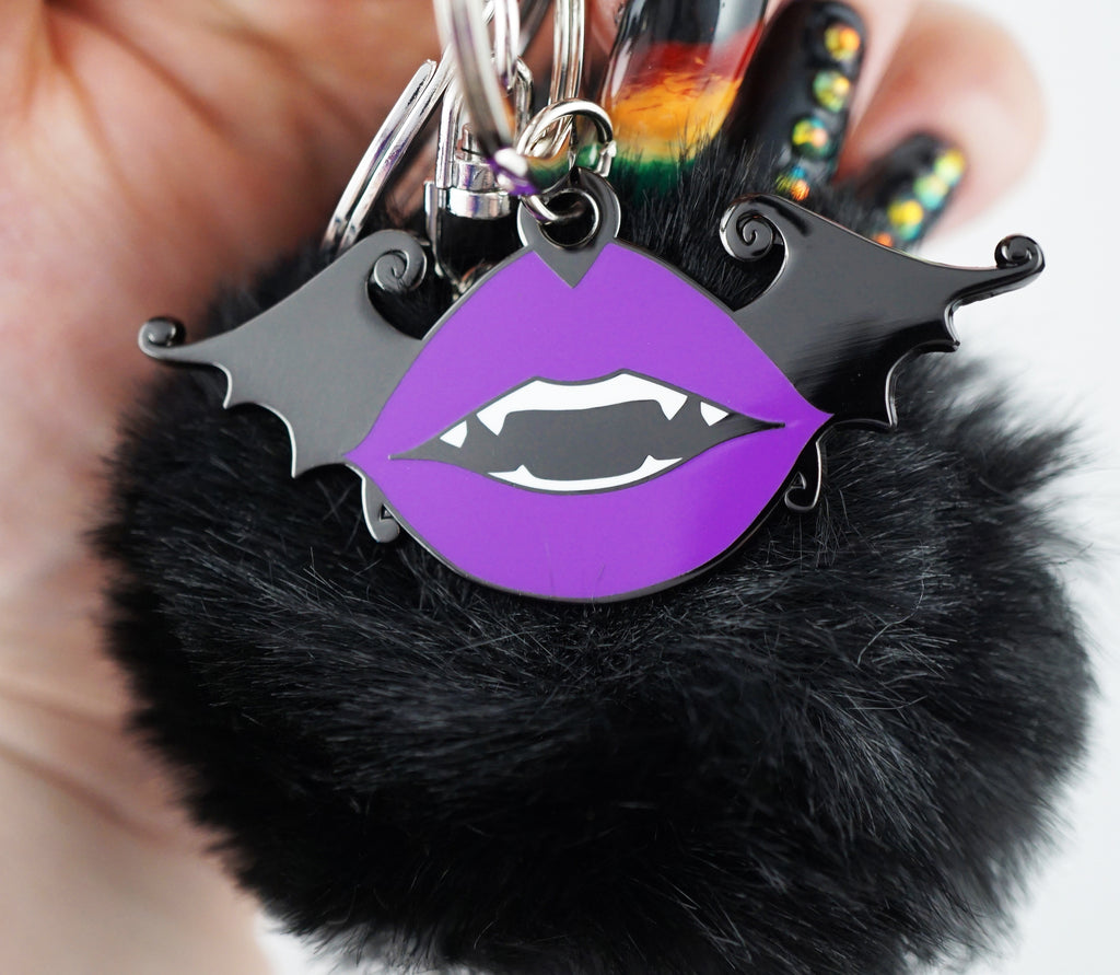 Baby Bat Logo Keychain