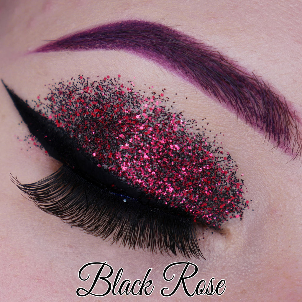 Black Rose Pressed Glitter